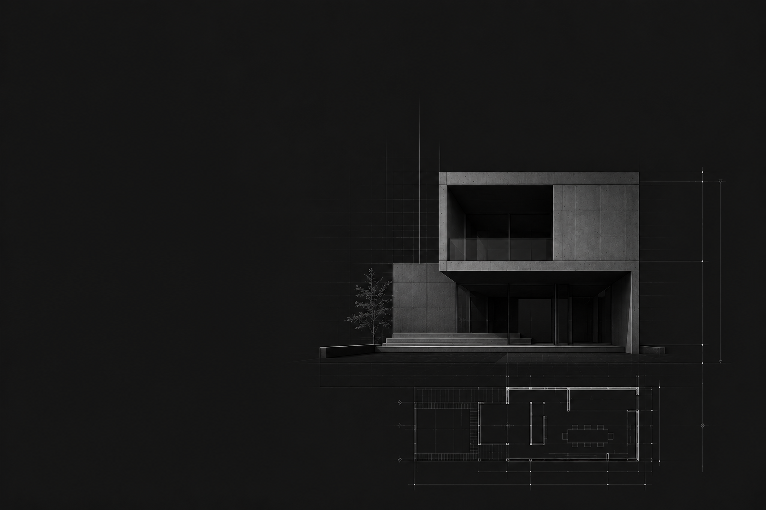 Fachada de vivienda unifamiliar diseñada por SZB Arquitectura en Coín, Málaga