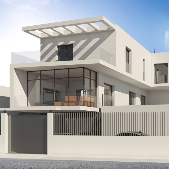 Vivienda entre medianeras con fachada acristalada — SZB Arquitectura